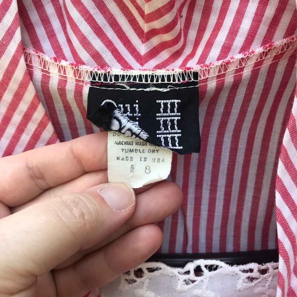 Vintage Maternity blouse size 8 - Picture 5 of 7